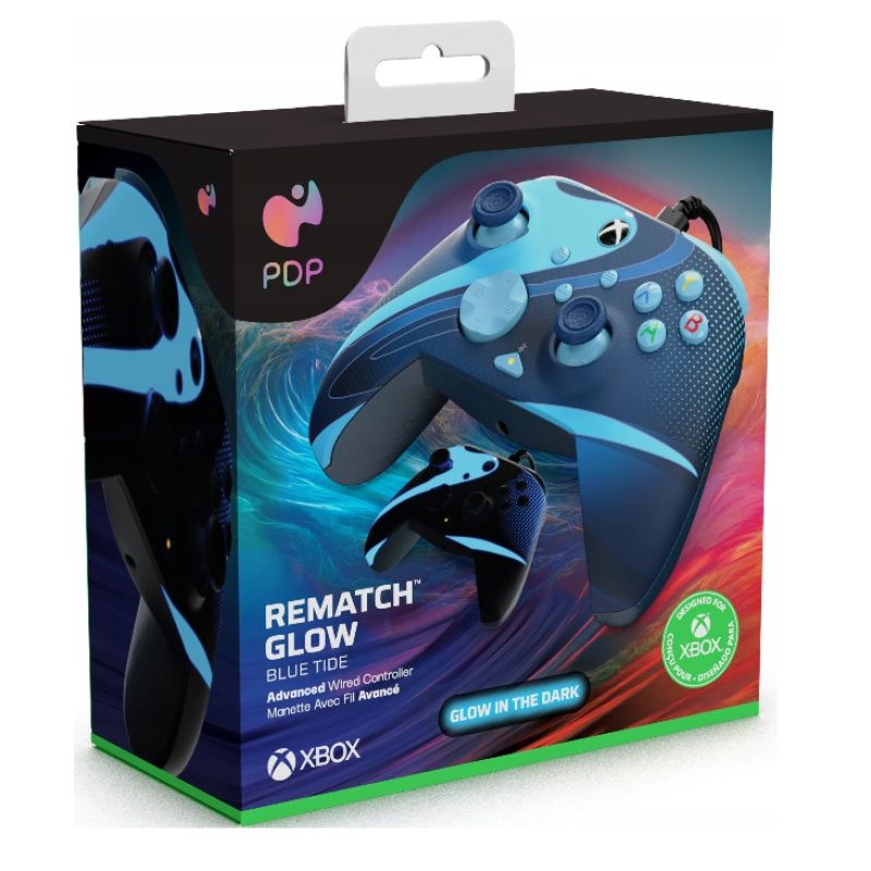 Gamesir Controller PDP REMATCH GLOW Wired Controller For Xbox