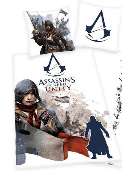 Assassins Creed - posteľné obliečky Unity 135 x 200 cm / 80 x 80 cm obrázok 1