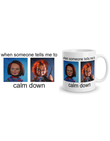 Chucky - Calm Down hrnček obrázok 1