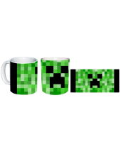 Minecraft - Creeper Head hrnček