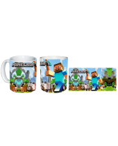 Minecraft - Steve and Friends hrnček