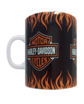 Harley Davidson hrnček Flame Logo