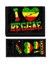 I Love Reggae Wallet Heart