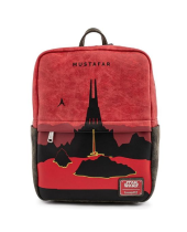 LOUNGEFLY STAR WARS LANDS MUSTAFAR SQUARE MINI BACKPACK