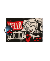 DC Comics Harley Quinn rohožka Hello Puddin 40 x 60 cm