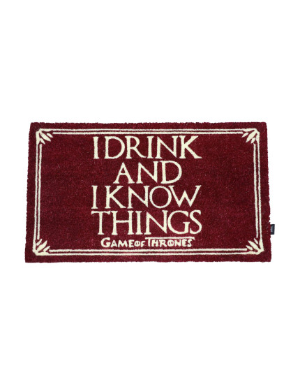 Game of Thrones rohožka - I Drink And I Know Things 43 x 72 cm obrázok 1