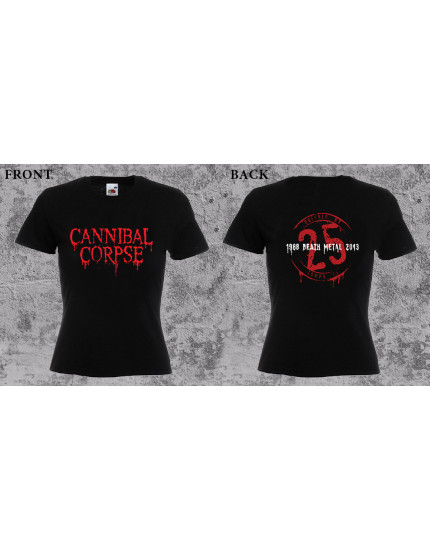 Cannibal Corpse - 25 Years (dámske tričko) obrázok 1
