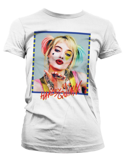 Harley Quinn - Kiss (dámske tričko) obrázok 1