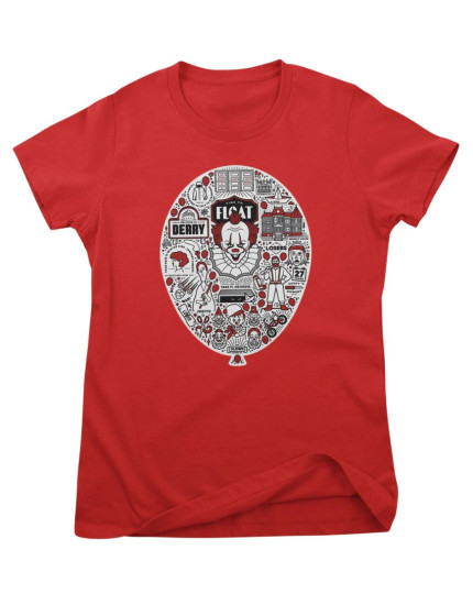 Stephen Kings IT - Pennywise Balloon Icons (dámske tričko) obrázok 1