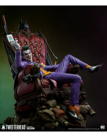 DC Comics Maquette The Joker Deluxe 52 cm obrázok 1