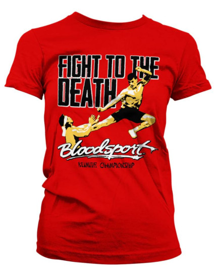 Bloodsport - Fight To The Death (dámske tričko) obrázok 1