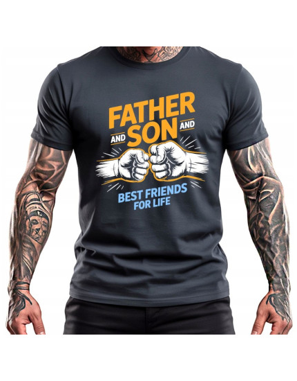 Father and Son - Best Friends for Life (tričko) obrázok 1