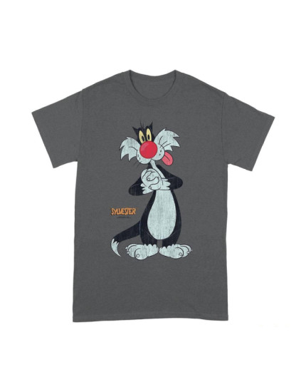 Looney Tunes Sylvester Distressed (T-Shirt) obrázok 1