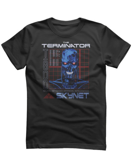 Terminator - T-800 Grid (tričko) obrázok 1
