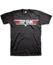 Top Gun - Distressed Logo (tričko)