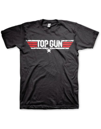 Top Gun - Distressed Logo (tričko) obrázok 1