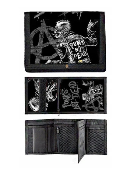 Anarchy - Punks Not Dead (Old Man) peňaženka obrázok 1