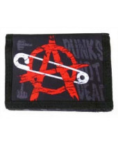 Anarchy Logo a zicherka peňaženka