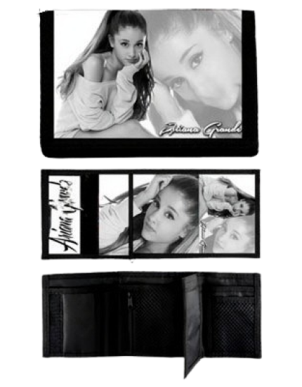 Ariana Grande - Black and White Portrait peňaženka obrázok 1