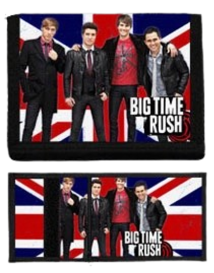 Big Time Rush - UK Flag and Band peňaženka obrázok 1