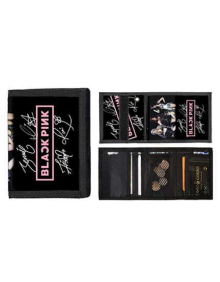 Blackpink Logo and Band peňaženka obrázok 1