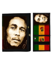 Bob Marley Face and Flag peňaženka