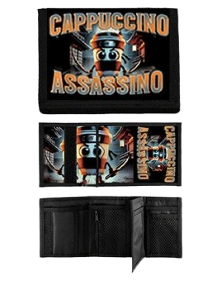 Cappuccino Assassino Italian Brainrot Meme peňaženka obrázok 1