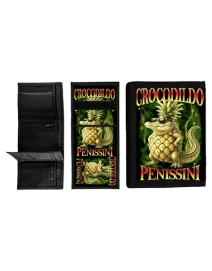 Crocodildo Penissini Italian Brainrot Meme peňaženka obrázok 1