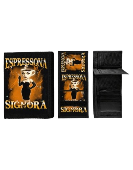Espressona Signora Italian Brainrot Meme peňaženka obrázok 1