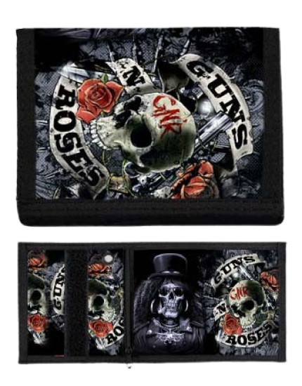 Guns N Roses Slash Ice Skull peňaženka obrázok 1