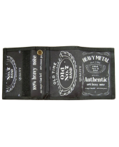 Heavy Metal Jack Daniels motive peňaženka