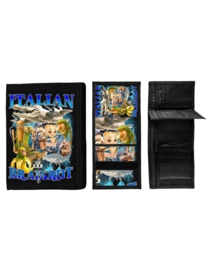 Italian Brainrot Meme Family Poster Motive 2 peňaženka obrázok 1