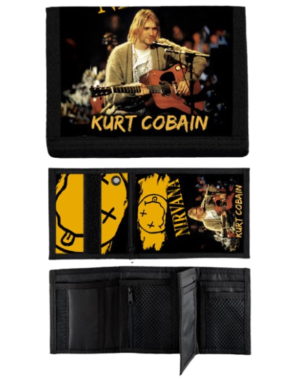 Kurt Cobain Live peňaženka obrázok 1