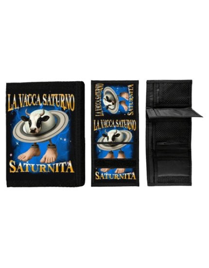 La Vacca Saturno Saturnita Italian Brainrot Meme peňaženka obrázok 1