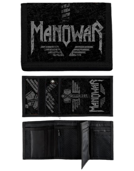 Manowar Grey Logo peňaženka obrázok 1