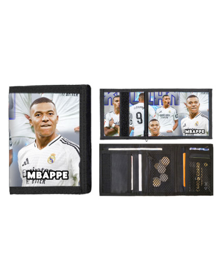 Kylian Mbappé Collage Poster peňaženka obrázok 1