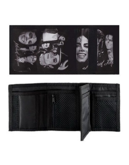 Michael Jackson Black and white Collage peňaženka obrázok 1