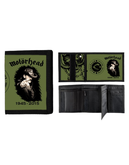 Motorhead Lemmy 1945 green peňaženka obrázok 1