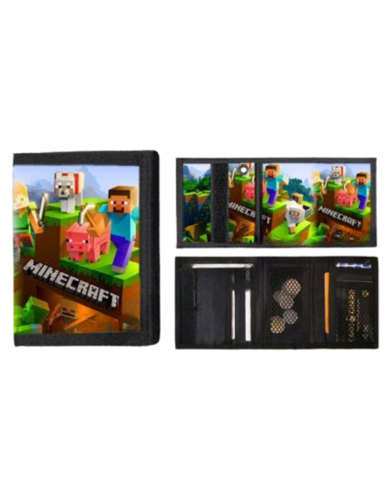 Minecraft Overworld Adventures peňaženka obrázok 1