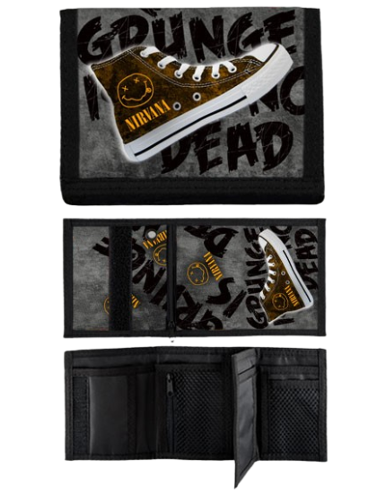 Nirvana Grunge is not Dead peňaženka obrázok 1