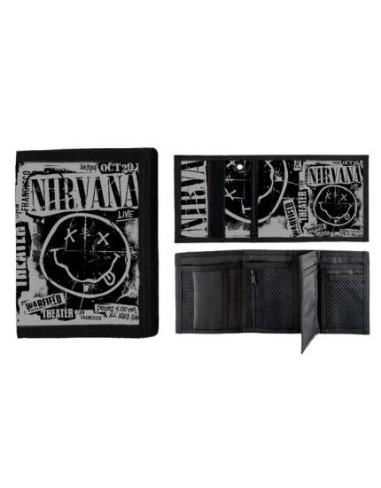 Nirvana Smile Grey peňaženka obrázok 1