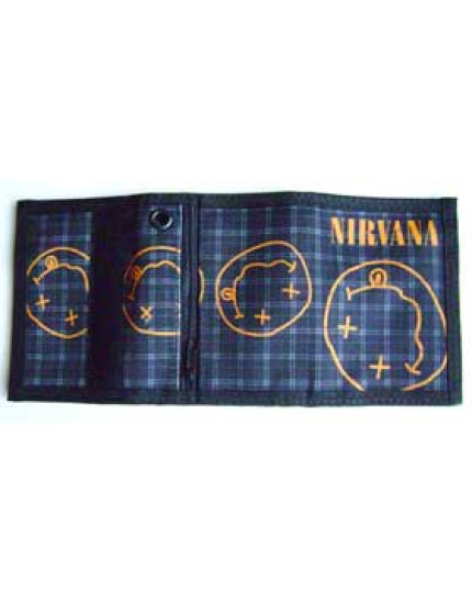 Nirvana káro Smile peňaženka obrázok 1
