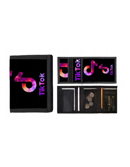 Tik Tok Rainbow Logo peňaženka obrázok 1