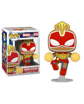 Pop! Marvel - Gingerbread Captain Marvel