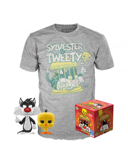 Pop! Looney Tunes - Sylvester and Tweety Tee Box obrázok 1