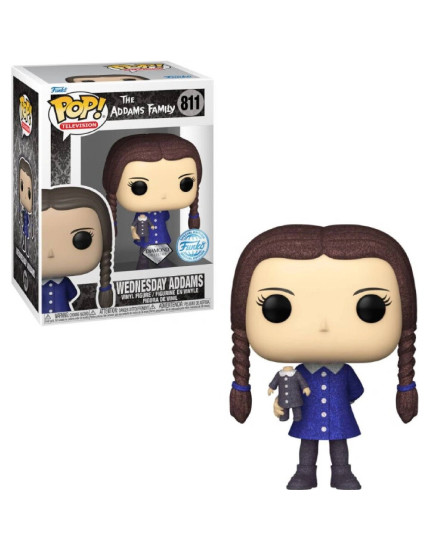 Pop! Television - The Addams Family - Wednesday Addams (Limited Edition, Diamond Glitter) obrázok 1