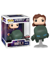 Pop! Marvel Studios - What If - Captain Carter and Hydra Stomper (Special Edition, Oversized, 15cm)