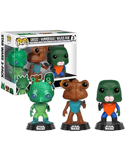 Pop! Star Wars - Greedo, Hammerhead, Walrus Man (3-Pack) obrázok 1