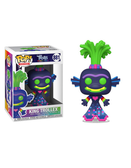 Pop! Movies - Trolls World Tour - King Trollex obrázok 1