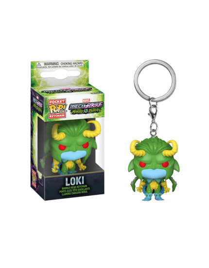 Pop! Pocket Keychain - Mech Strike Monster Hunters - Loki obrázok 1